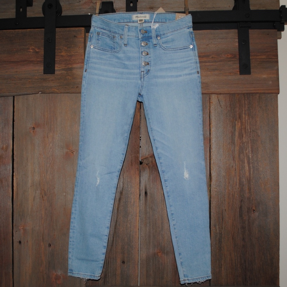 Madewell 9" High-Rise Skinny Crop